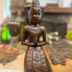 Handcrafted Wooden Statue